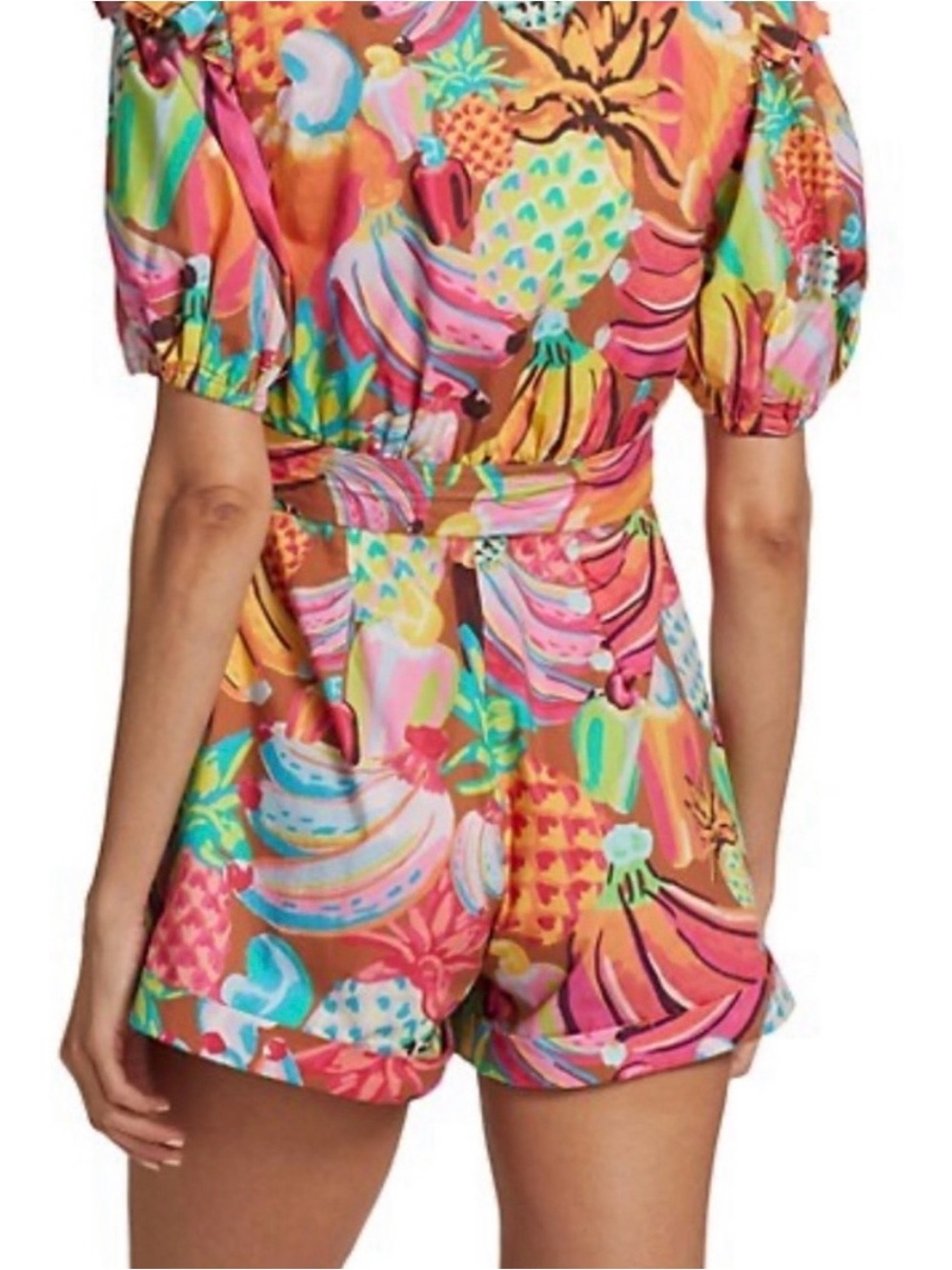 FARM Rio fruit salad romper 100% cotton sz small - Picture 4 of 12